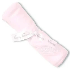 Kissy Kissy Blankets & Quilts*- Baby Pink Blanket With Hand Smocked