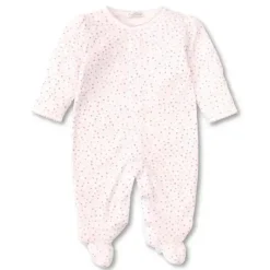Kissy Kissy Baby Onesies & Bodysuits*- Footie, Hearts, 3-6M, White/Pink