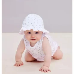 Kissy Kissy Baby Hats*- Garden Roses Floppy Hat