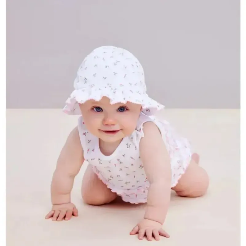 Kissy Kissy Baby Hats*- Garden Roses Floppy Hat