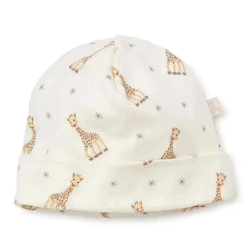 Kissy Kissy Baby Hats*- Print Hat Sophie La Girafe Ecru
