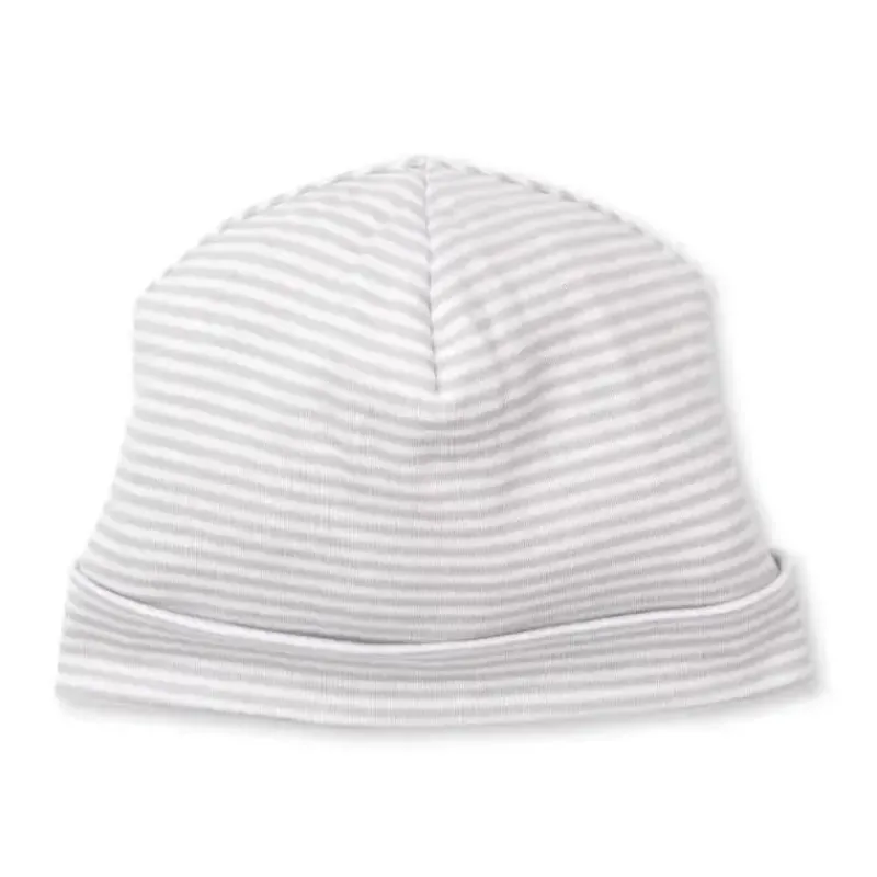 Kissy Kissy Baby Hats*- Silver Simple Stripes Hat
