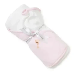 Kissy Kissy Baby Bath Towels*- Sophie La Girafe Hooded Towel & Mitt Set, Pink