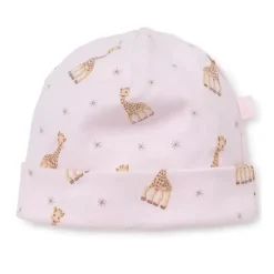 Kissy Kissy Baby Hats*- Sophie La Girafe Print Hat, Pink