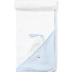 Kissy Kissy Baby Bath Towels*- Sophie La Girafe Hooded Towel & Mitt Set, Light Blue