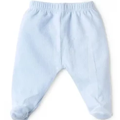 Kissy Kissy Baby Shorts, Jeans & Pants*Pointelle Footed Pant, Light Blue