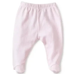 Kissy Kissy Baby Shorts, Jeans & Pants*Pointelle Footed Pant, Light Blue