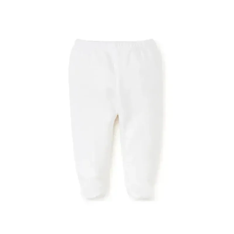 Kissy Kissy Baby Shorts, Jeans & Pants*Pointelle Footed Pant, White