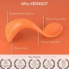 Kizingo Utensils & Accessories|Dishes, Utensils & Food Containers*- 2Pk Right-Handed Curved Baby Spoons for Baby-Led Weaning, Peaches