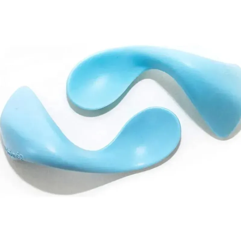 Kizingo Utensils & Accessories|Dishes, Utensils & Food Containers*- 2Pk Right-Handed Curved Baby Spoons for Baby-Led Weaning, Light Blue