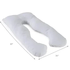 Kolcraft Pillows & Head Support*- Contours Soulmate Cooling Maternity Pillow Ice Cool White