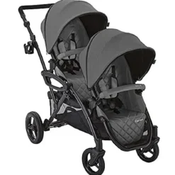 Kolcraft Double Strollers*- Contours Options Elite V2 Double Stroller, Charcoal