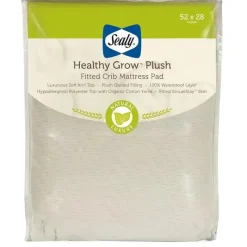 Kolcraft Crib & Bed Sheets*- Sealy Healthy Grow Plush Crib Mattress Protector Pad