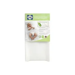 Sealy Crib & Bed Sheets*Kolcraft - Soybean Comfort 3-Sided Contour Diaper Changing Pad, White