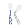 Kushies Baby Utensils & Accessories|Dishes, Utensils & Food Containers*Kushies - 2Pk Silibend Spoon, Sand/Blue