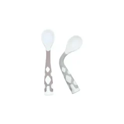 Kushies Baby Utensils & Accessories|Dishes, Utensils & Food Containers*Kushies - 2Pk Silibend Spoon, Sand/Pink