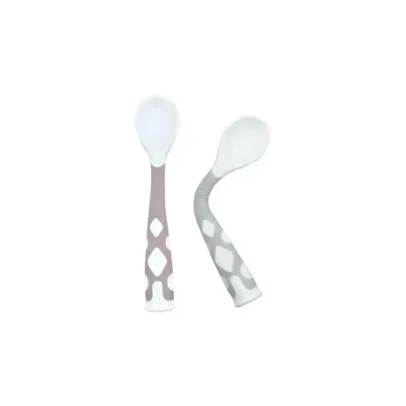 Kushies Baby Utensils & Accessories|Dishes, Utensils & Food Containers*Kushies - 2Pk Silibend Spoon, Sand/Pink