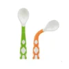 Kushies Baby Utensils & Accessories|Dishes, Utensils & Food Containers*Kushies - 2Pk Silibend Spoon, Sand/Emerald