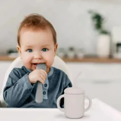 Kushies Baby Straw, Sippy & Training Cups|Dishes, Utensils & Food Containers*Kushies - Sili Sippy Cup + Straw Violet lilac