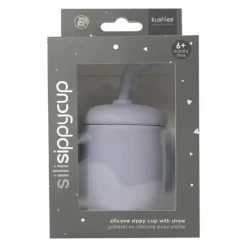 Kushies Baby Straw, Sippy & Training Cups|Dishes, Utensils & Food Containers*Kushies - Sili Sippy Cup + Straw Violet lilac