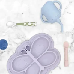 Kushies Baby Straw, Sippy & Training Cups|Dishes, Utensils & Food Containers*Kushies - Sili Sippy Cup + Straw Violet lilac