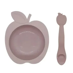 Kushies Baby Plates & Bowls|Dishes, Utensils & Food Containers*Kushies - Silibowl Silicone Bowl and Spoon, Pink