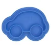 Kushies Baby Plates & Bowls|Dishes, Utensils & Food Containers*Kushies - Siliplate Blue Car