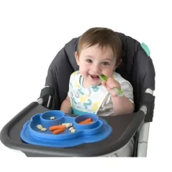 Kushies Baby Plates & Bowls|Dishes, Utensils & Food Containers*Kushies - Siliplate Blue Car