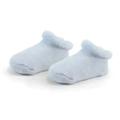 Kushies Baby Baby Gloves & Socks*- 2Pk Boy Socks Terry, 0/3M, Ice Solid/Stars