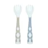 Kushies Baby Utensils & Accessories|Dishes, Utensils & Food Containers*- Silibend Forks, 2pack, Sand / Blue
