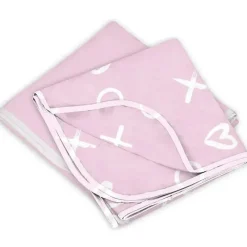 Kushies Baby Blankets & Quilts*Receiving Blanket 2-Pack, Flannel Pink