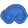 Kushies Baby Plates & Bowls|Dishes, Utensils & Food Containers*Siliplate Mess-free Silicone Plate, Azure