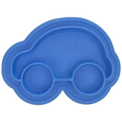 Kushies Baby Plates & Bowls|Dishes, Utensils & Food Containers*Siliplate Mess-free Silicone Plate, Azure