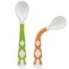 Kushies Baby Utensils & Accessories|Dishes, Utensils & Food Containers*Kushies Silibend Bendable Spoon 2-Pack (Lime/Orange)