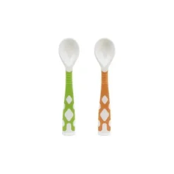 Kushies Baby Utensils & Accessories|Dishes, Utensils & Food Containers*Kushies Silibend Bendable Spoon 2-Pack (Lime/Orange)