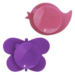 Kushies Baby Plates & Bowls|Dishes, Utensils & Food Containers*Kushies Silidip Silicone Mini Bowl 2-Pack (Fuchsia/Purple)