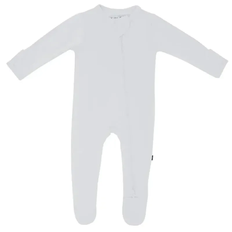 Kyte Baby Baby Sleepwear*- Baby Neutral Zippered Footie In Storm
