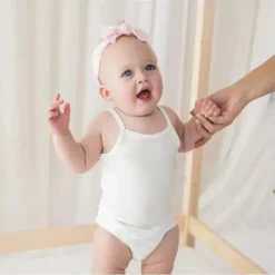 Kyte Baby Baby Onesies & Bodysuits*- Baby Spaghetti Strap Body Leotard In Cloud