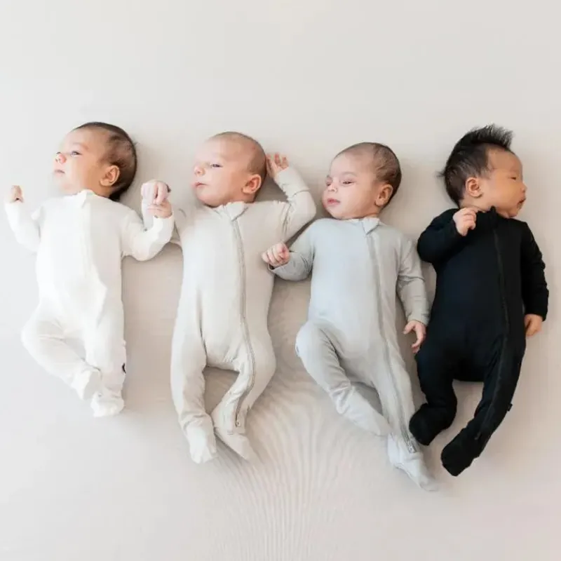Kyte Baby Baby Sleepwear*- Baby Zippered Footie In Cloud