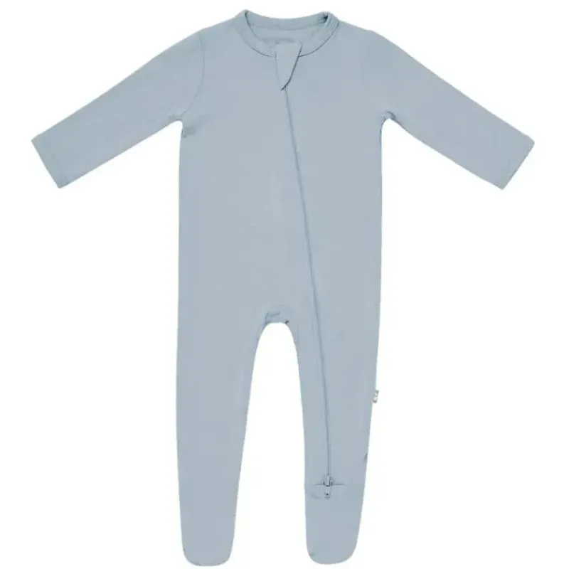 Kyte Baby Baby Sleepwear*- Baby Zippered Footie In Fog