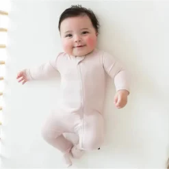 Kyte Baby Baby Sleepwear*- Baby Zippered Footie In Blush