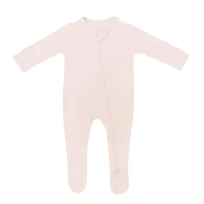 Kyte Baby Baby Sleepwear*- Baby Zippered Footie In Blush