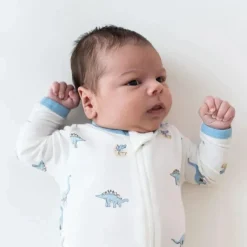 Kyte Baby Baby Sleepwear*- Baby Zippered Footie In Jurassic