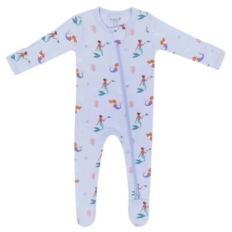 Kyte Baby Baby Sleepwear*- Baby Zippered Footie In Mermaid