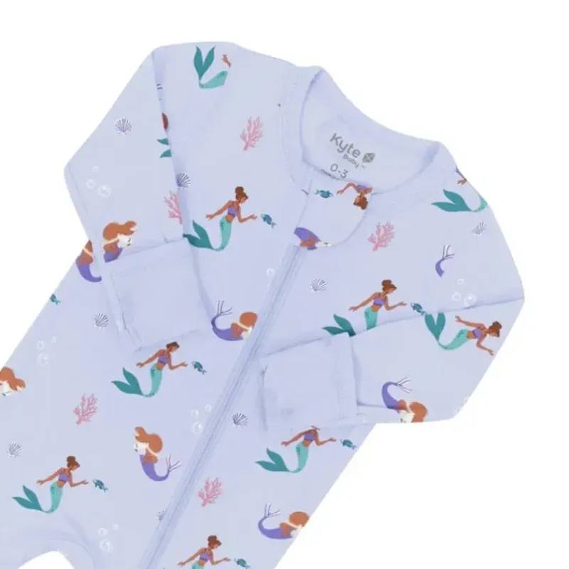 Kyte Baby Baby Sleepwear*- Baby Zippered Footie In Mermaid