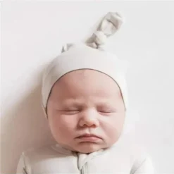 Kyte Baby Baby Hats*- Bamboo Baby Knotted Cap In Oat