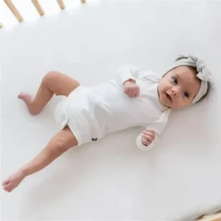 Kyte Baby Baby Onesies & Bodysuits*- Long Sleeve Bodysuit In Cloud