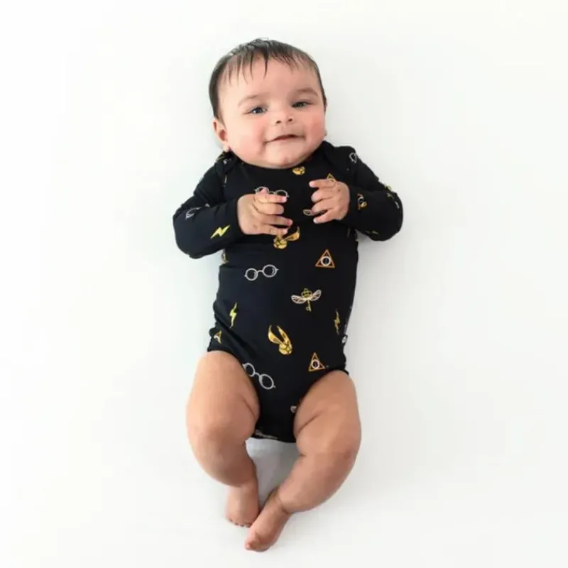 Kyte Baby Baby Onesies & Bodysuits*- Long Sleeve Bodysuit Harry Potter Midnight Icon