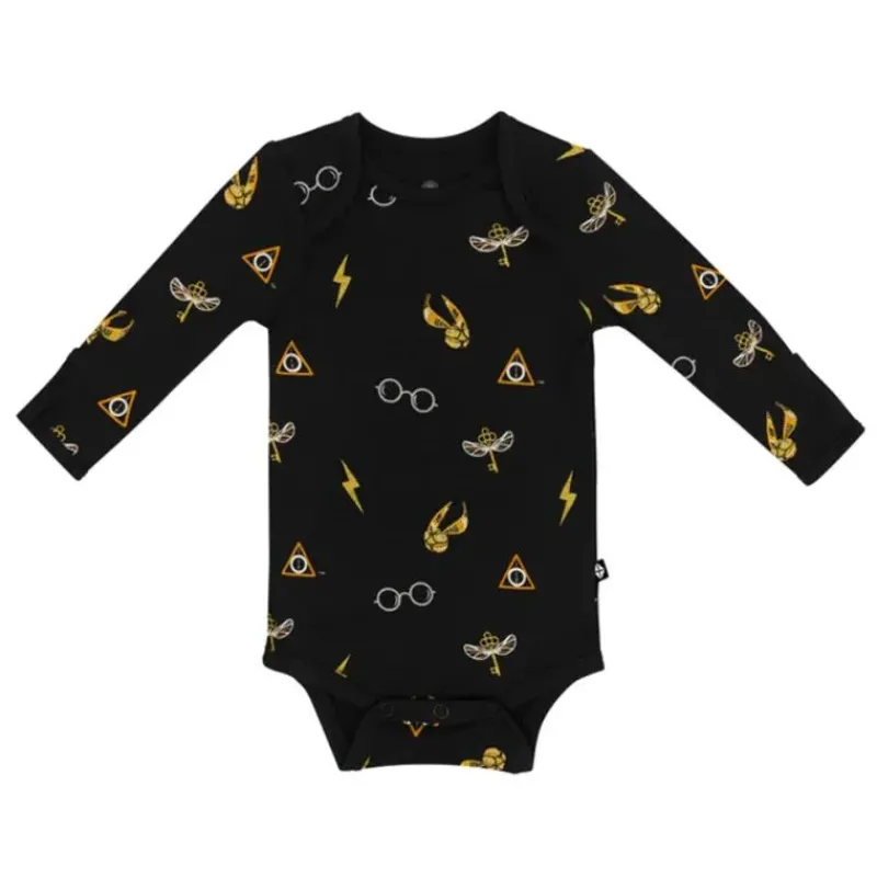 Kyte Baby Baby Onesies & Bodysuits*- Long Sleeve Bodysuit Harry Potter Midnight Icon