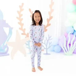 Kyte Baby Baby Sleepwear*- Long Sleeve Pajamas In Mermaid